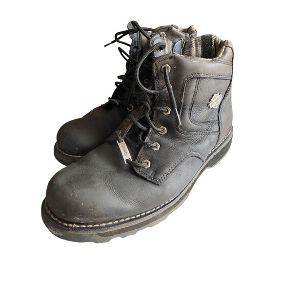 Harley Davidson Biker Motorcycle Boots Mens Size 12 Black D906040 main image 15